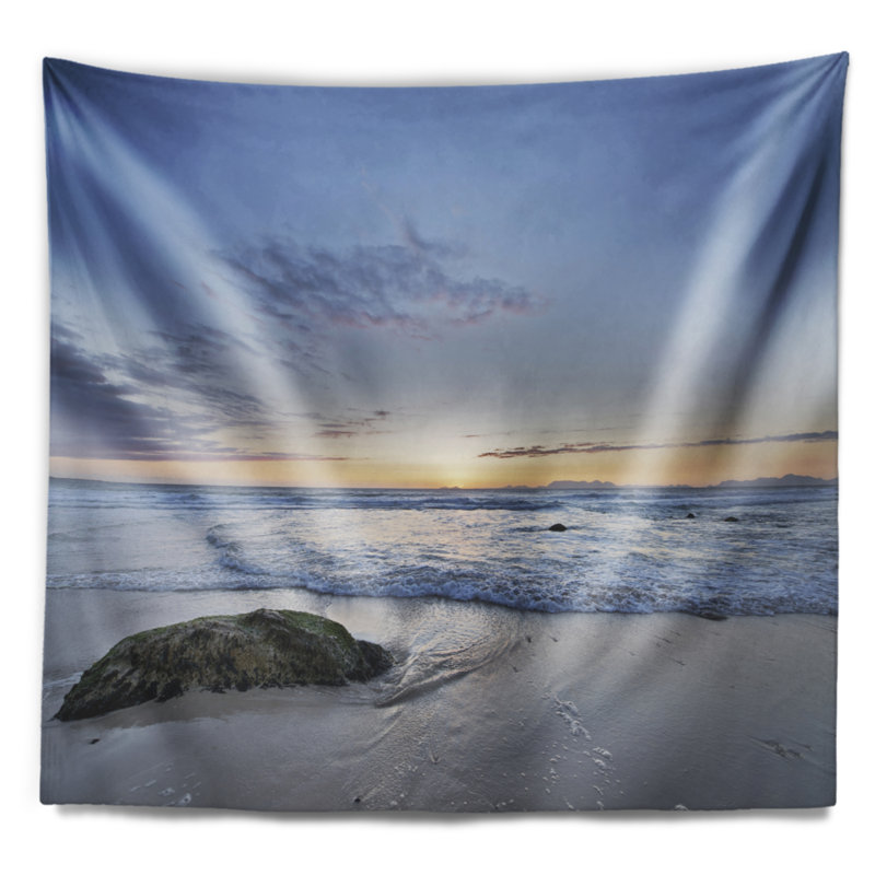 Magnifique tapisserie de mer rocky, H 32 po x l 39 po
