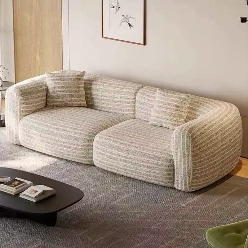Canapé modulaire en coton et lin, H 26,57 po x l 1023,6 po x P 42,52 po, 3