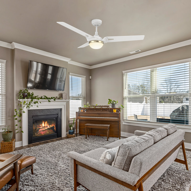 Yeliz 52'' Ceiling Fan with LED Lights
