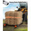 77” 6000Lbs Clamp On Pallet Forks, Heavy Duty 6000Lbs Clamp On Pallet Forks With Adjustable Stabilizer Bar