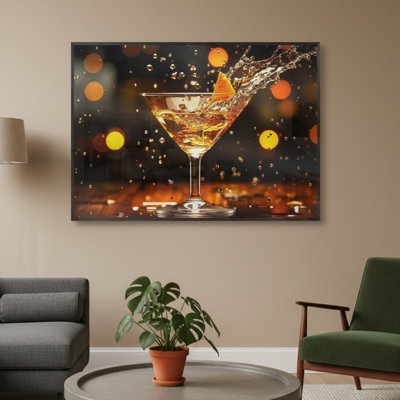 Single Picture Frame LED Illuminated Wall Art Wall Art on Glass / Aluminium