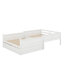 Lit double superposé au dessus d'un lit double avec lit gigogne-280142000