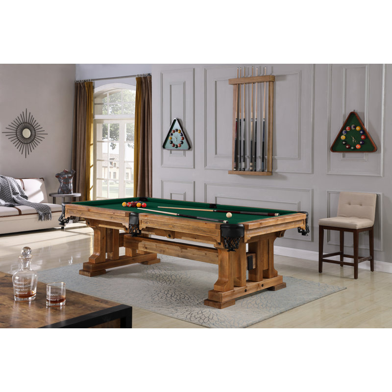 Colorado Slate Pool Table with Professional Installation Included, Bottle Green, 8', No