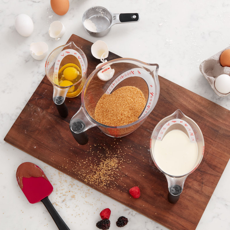 OXO Grips 3-Pieces Plastic Measuring Cup Set