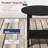 All Weather Outdoor HIPS Plastic Adirondack Chair Fire Pit Chairs With Table Oversized 4 Patio Chairs with 1 Table-67750022