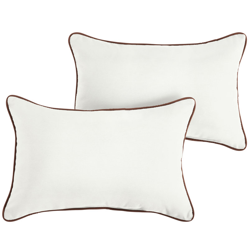 Sunbrella Outdoor Solid Corded Pillow