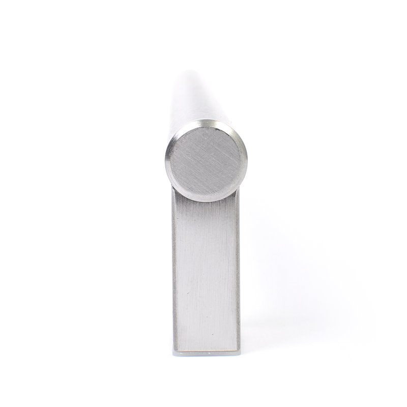 Mayfair Keyhole 9.6 cm Centre Bar Handle, Brushed Silver