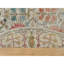 Tapis directionnel rond en soie et laine noué à la main 6 pi x 6 pi 74ABEADDBF3A4D90BBC4C9DBE09041B7