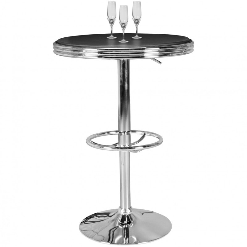 Alperin Round Metal Base Dining Table