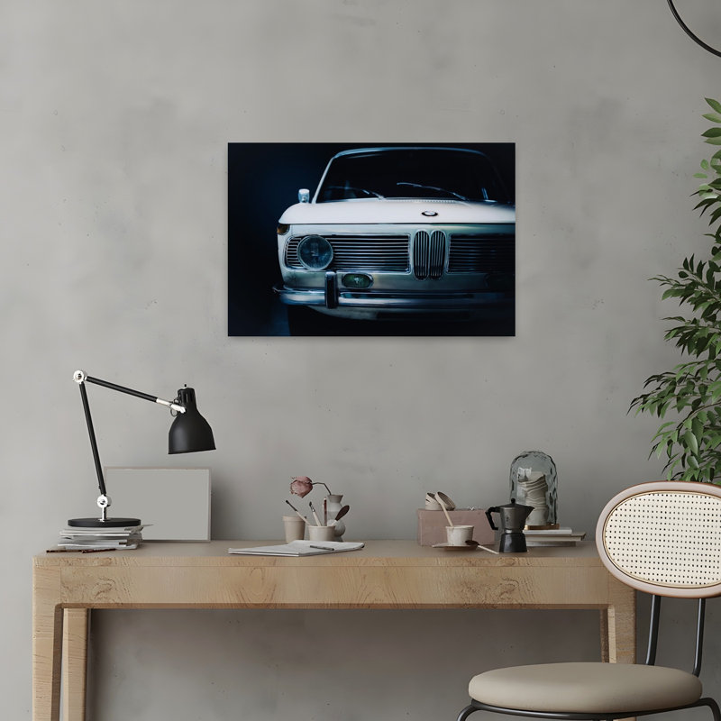 Vintage Car Elegance Classic Elegant Retro Wall Art Print by Adachi Lintaman - Wrapped Canvas Print, 60.96cm H x 40.64cm W