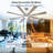 66 Inch Large Ceiling Fan with Light, Modern 8-Blade Silver and Wood Grain Indoor Outdoor Fans with Remote Control Dimmable Light, Quiet DC Motor Reversible 6 Speed Timer-652494715-652494718-652494716