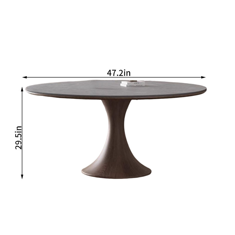 Table ronde Shaunea, H 29,5 po x L 47,2 po x l 47,2 po