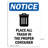 Place All Trash In Sign