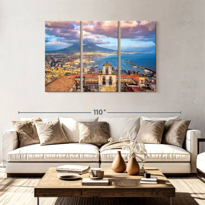 Rorry View Of Castel Sant'Elmo, 48" H x 74" W