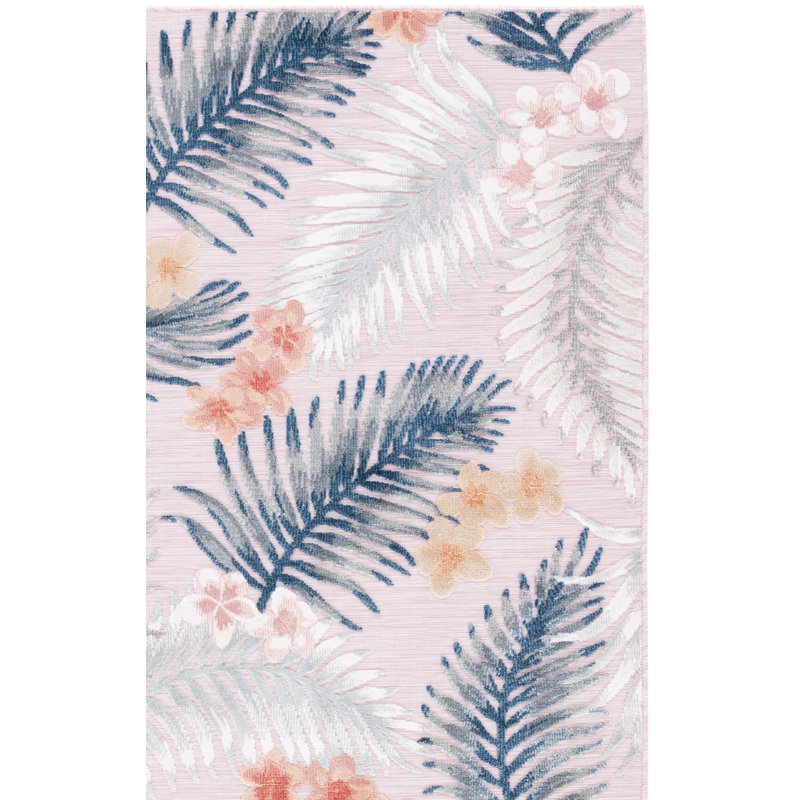 Tapis floral Songer Performance, Tapis de couloir 2 pi x 9 pi