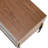 Sisemore Mid-Century Walnut & Grey Nightstand
