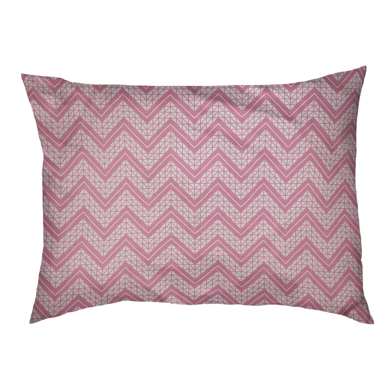 Coussin Chelan, Moyen (H 6,5 po x l 40 po x P 30 po), Rose