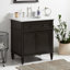 Elmdale 30" Freestanding Mahogany Single Basin Vanity Oval Undermount Sink-1488133883-1488133882-1488133884