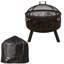 Bulle Round Steel Wood Burning Fire Pit