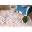Tapis ivoire / rouge / bleu marine Gidney-2110272131