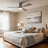 52" Solid Wood 3-Blade Low Profile Ceiling Fan With Integrated LED Light, DC Motor, Smart Remote Control & Reversible Airflow-683973002-683973000