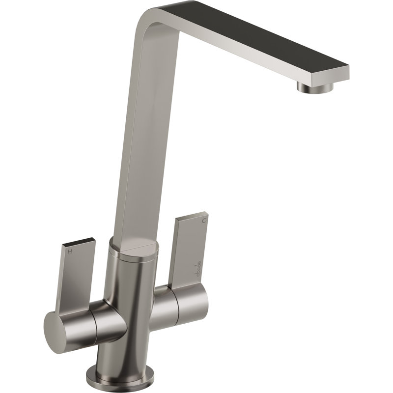 Abode Designs Linear Flair Kitchen Faucet, Brushed Nickel