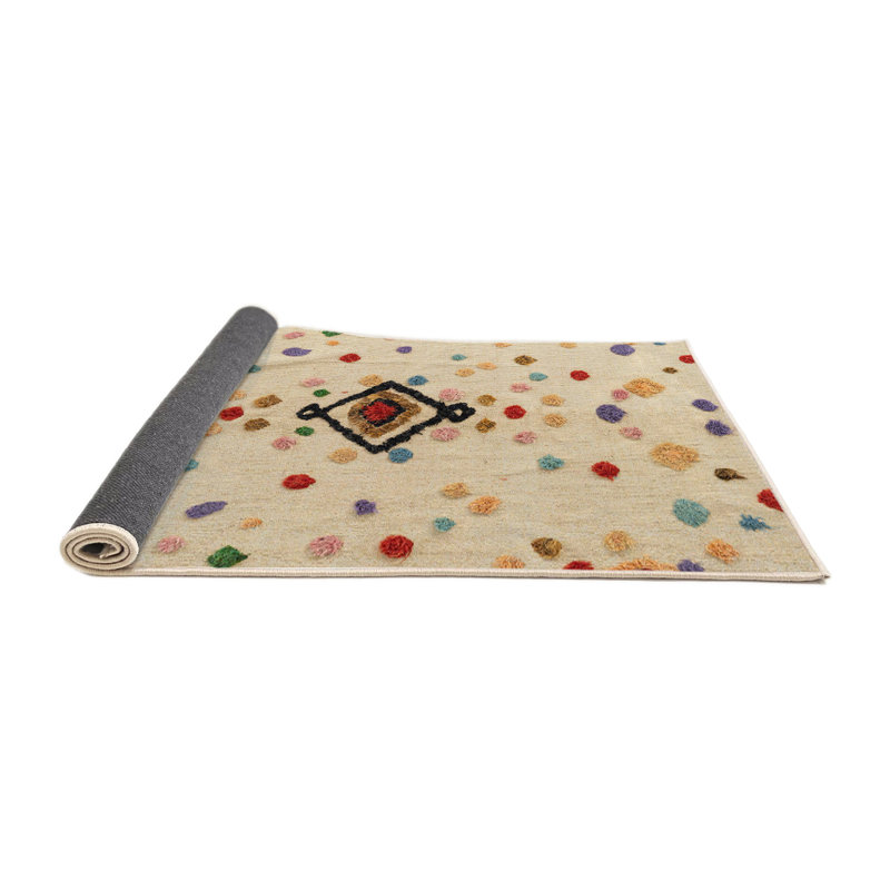 Tapis abstrait moderne 4468, Rond 8 pi