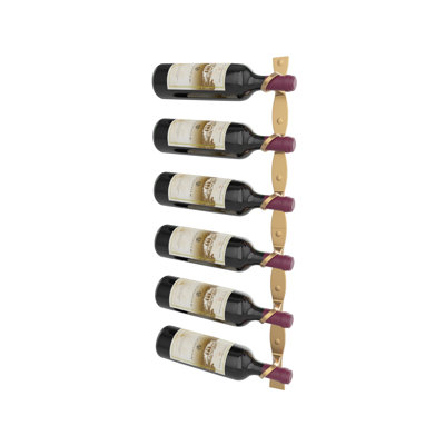 Lleucu Wall Mounted Wine Bottle Rack