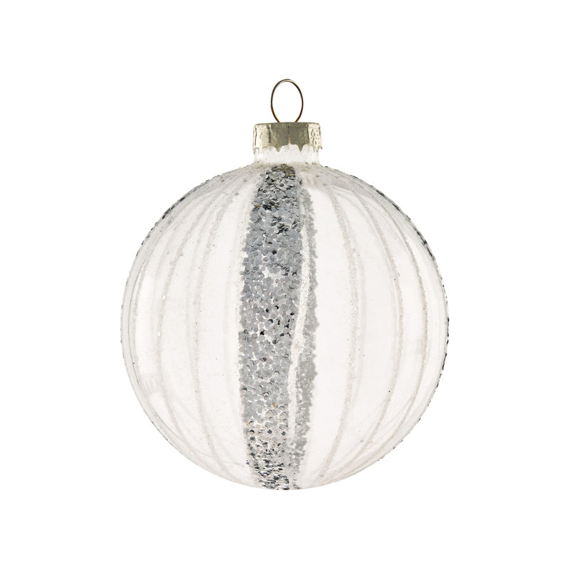 20cm Handmade Solid Colour Glass Ball Ornament