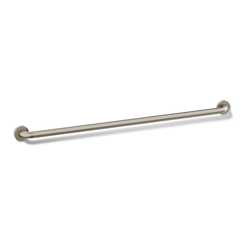 Contemporary Grab Bar, 42"W, Vibrant Brushed Nickel