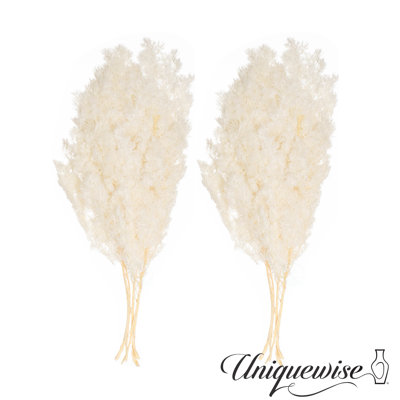 Uniquewise 19 Peng Lai Song Real Floral Stem Chic Vase Filler & Accent For Bouquet Centerpiece & Ornament Display Ideal For Home Office Café Bar & Event Décor (set Of 2 Bunches)
