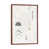 Toile avec cadre en bois brun classique n'est pas disponible
