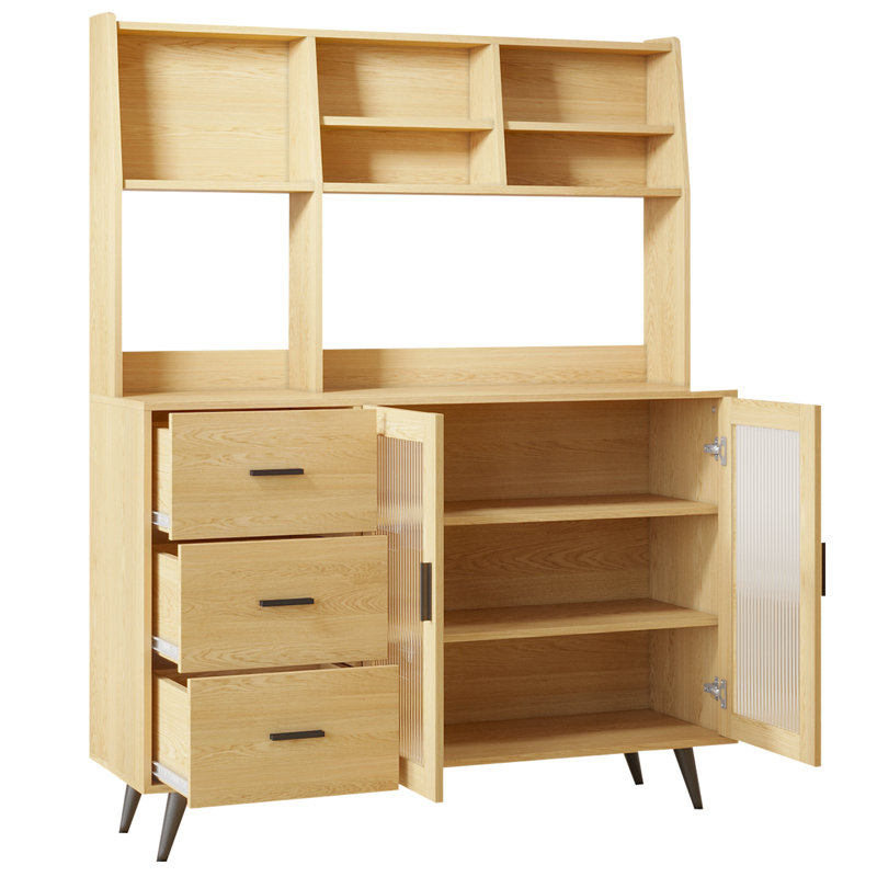Jennylee 59.6'' Kitchen Pantry, Wood