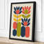 Modernist Flower Study Mid-Century - Wrapped Canvas-1269629019-1269629025