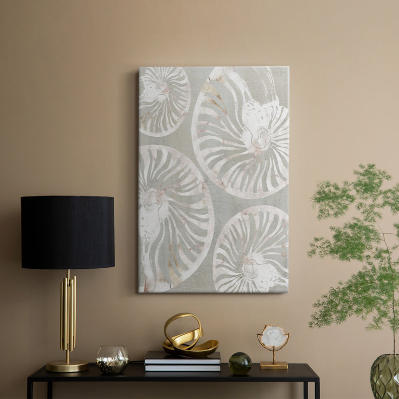 Collection Nautilus Shell - Cavas enveloppés de galerie, H 36 po x l 24 po