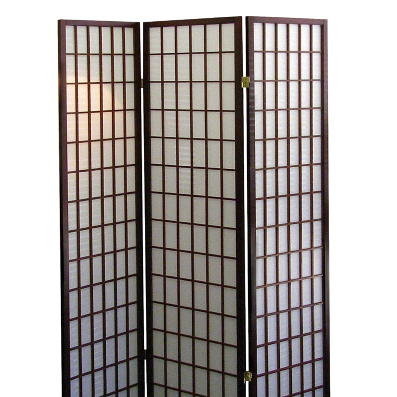 Grand paravent / paravent, Cerisier, H 70 po x l 50 po x P 6 po, 3