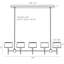 Luciano 5 - Light Chandelier