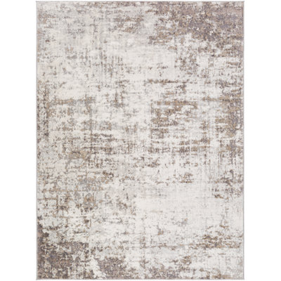 Haisley Machine Woven Abstract Area Rug