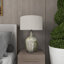 Lampe de table en verre Donagh