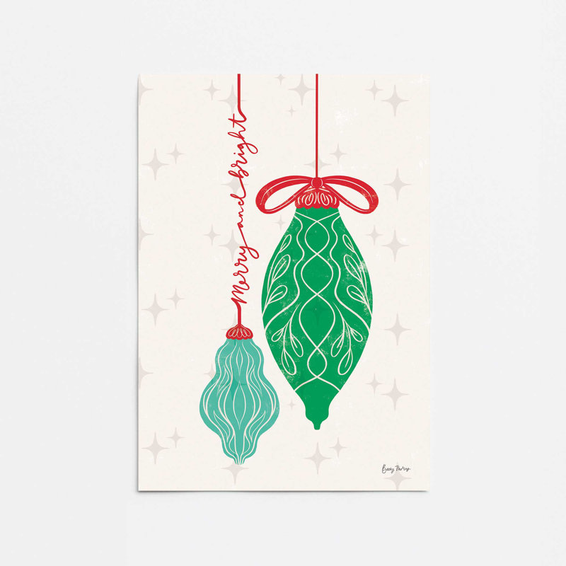 Elegant Holiday Ornaments IV, Papier, H 10 po x l 8 po x P 0,1 po