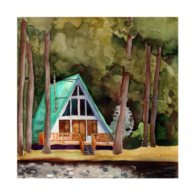 «Rad Little Cabin I» sur toile