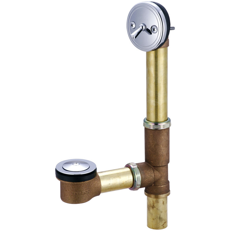 Drain de baignoire relevable et virage