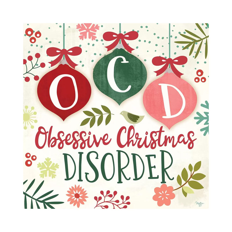 OCD by Mollie B. - Wrapped Canvas Print, 45.72 cm H x 45.72 cm W x 1.91 cm D