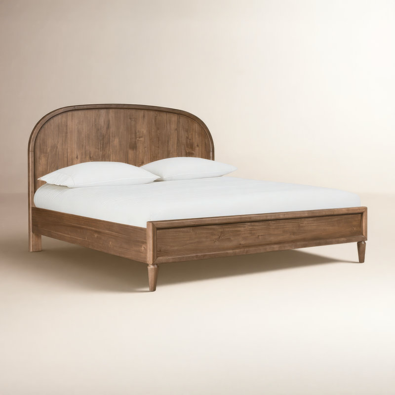 Langley Solid Wood Platform Bed, King