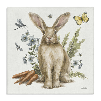 «Rabbit & Garden Patch» par Leslie Trimbach
