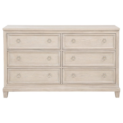 Commode de chambre à 6 tiroirs Pembroke
