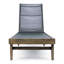 CHAISE LUNGE - GRIS FONCÉ MAILLE