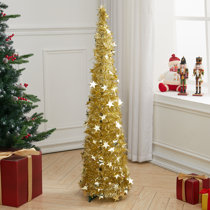 gold christmas tree sale