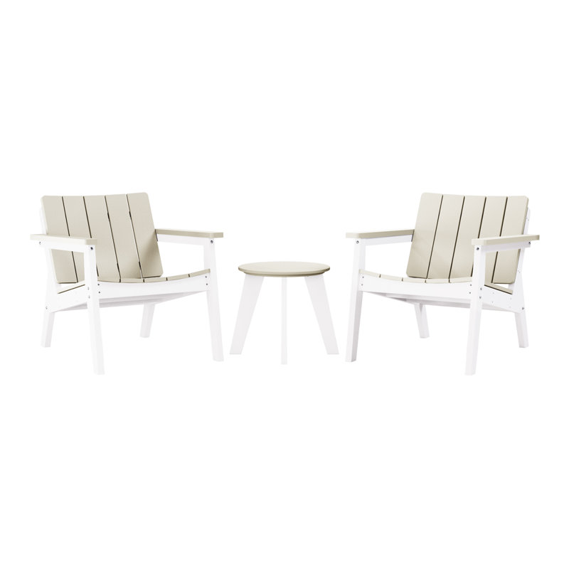 Ensemble de conversation d'extérieur 3 pièces, Beige