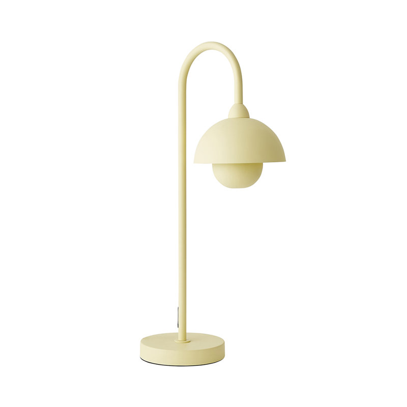 Stoiko Metal Arched Lamp, Yellow, Yellow